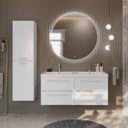 Мебель для ванной Cezares Eco 120-2 Bianco Lucido