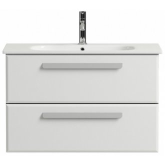 Тумба с раковиной Cezares Eco-CER 80-CZR-NAT-80-LVB-RS156SC.3/320 Bianco Lucido