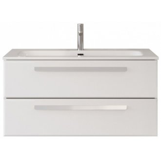 Тумба с раковиной Cezares Eco-CER-N 100-CZR-8073-100-RS156SC.3/512 Bianco Opaco