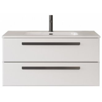 Тумба с раковиной Cezares Eco-CER-N 100-CZR-8095-100-RS156BL.3/512 Bianco Opaco