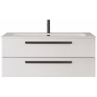 Тумба с раковиной и зеркалом Cezares Eco-CER-N 120-CZR-8073-120-RS156BL.3/512 Bianco Lucido