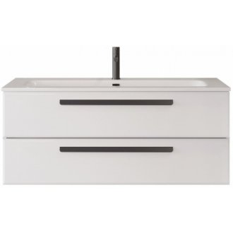 Тумба с раковиной и зеркалом Cezares Eco-CER-N 120-CZR-8073-120-RS156BL.3/512 Bianco Opaco