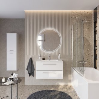 Мебель для ванной Cezares Eco-CER-N 80-CZR-8095-80 Bianco Lucido