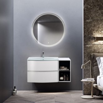 Мебель для ванной Cezares Elettra 104-G Bianco Opaco