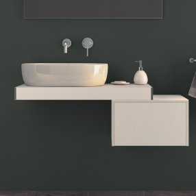 Мебель для ванной Cezares Tavolone 90 Bianco Opaco