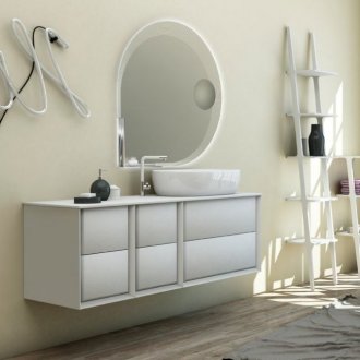 Мебель для ванной Cezares Bellagio 140 Bianco Opaco