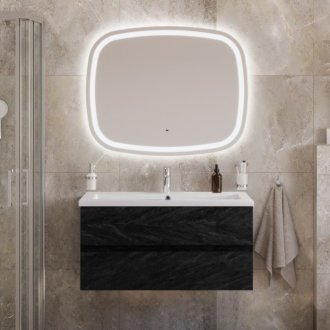 Тумба с раковиной Cezares Molveno 46-100-CZR-8070-100 Antracite