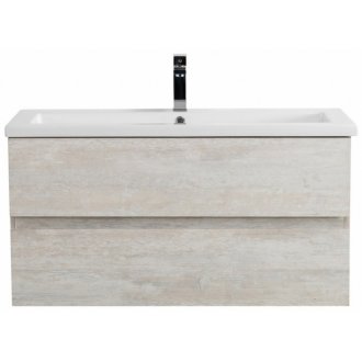 Тумба с раковиной Cezares Molveno 46-100-CZR-8070-100 Legno Bianco