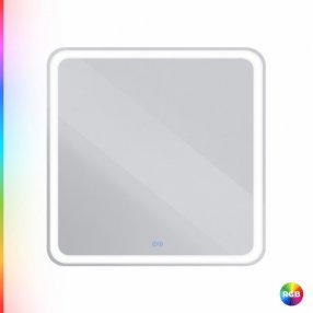 Зеркало Cezares Multicolore CZR-SPC-MC-800-800-RGB-TCH