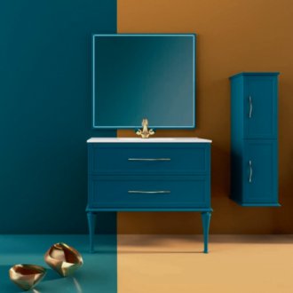 Мебель для ванной Cezares Tiffany 100 Blu Petrolio