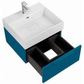 Мебель для ванной Cezares Premium Plisse 50 Blu Petrolio