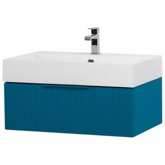 Мебель для ванной Cezares Premium Plisse 70 Blu Petrolio
