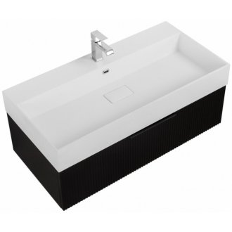Мебель для ванной Cezares Premium Plisse 90 Nero Opaco