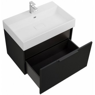 Мебель для ванной Cezares Premium Plisse 70-2 Nero Opaco
