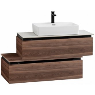 Тумба с раковиной Cezares Slider 100-SLD-100/48-BO-PI орех дымчатый
