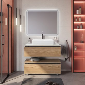 Мебель для ванной Cezares Slider 100-SLD-100/48-BO-PI дуб тангент