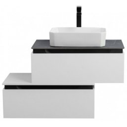 Тумба с раковиной Cezares Slider 80-SLD-80/48-MNO-...