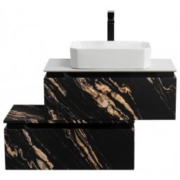 Тумба с раковиной Cezares Slider 80-SLD-80/48-BO-P...