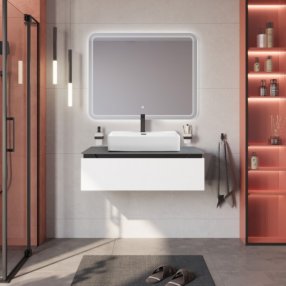 Мебель для ванной Cezares Slider 100-SLD-100/48-MNO Bianco Opaco