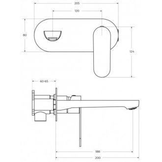 Смеситель для раковины Cezares STYLUS-BLI1-NOP-W0