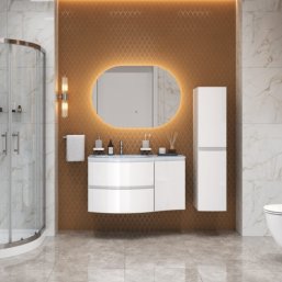 Мебель для ванной Cezares Vague 104-L Bianco Lucid...