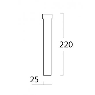 Удлинитель душевой колонны Cezares CZR-PCD20