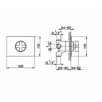 Переключающий вентиль Cisal Barcelona BA00027021