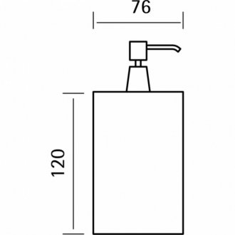 Дозатор для жидкого мыла Cisal Xion XI090611D1