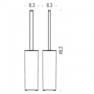 Ершик Colombo Basic Q B3706.CR