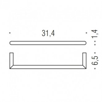 Полотенцедержатель Colombo Mini B4009.GM
