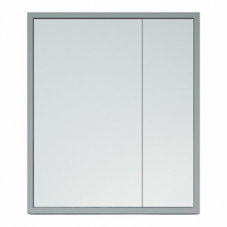 Зеркало-шкаф Corozo Айрон 60 см серый/арт