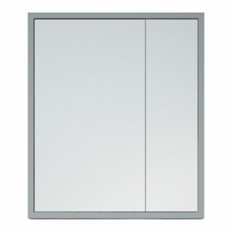 Зеркало-шкаф Corozo Айрон 70 см серый/арт
