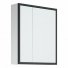 Зеркало-шкаф Corozo Айрон 60 см черный/белый ++9 703 ₽
