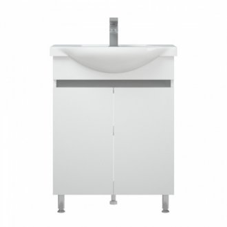 Мебель для ванной Corozo Джуно 55 см белая