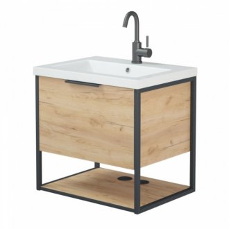 Мебель для ванной Corozo Фрейм 60 см сонома