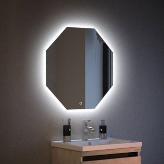 Зеркало с подсветкой Corozo Каре V 70x70 см