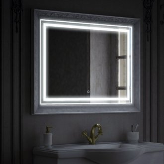 Зеркало с подсветкой Corozo Классика 120 см белое