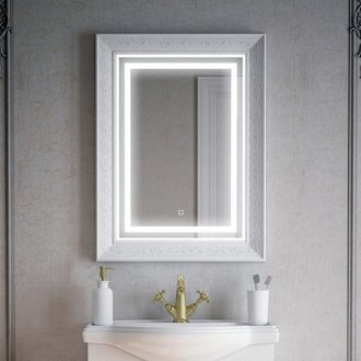 Зеркало с подсветкой Corozo Классика 61 см белое