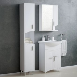 Мебель для ванной Corozo Креста 55 см белая