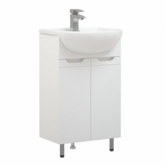 Мебель для ванной Corozo Лея 50 см белая