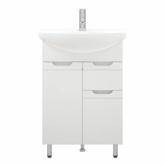 Мебель для ванной Corozo Лея 60 см белая