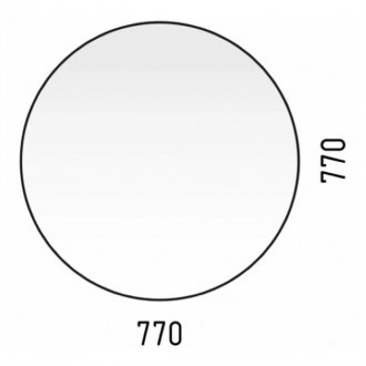 Зеркало с подсветкой Corozo Окко 77 см