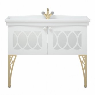 Мебель для ванной Corozo Таормина 105 см белая
