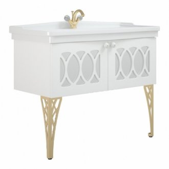 Мебель для ванной Corozo Таормина 85 см белая