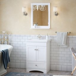 Мебель для ванной Corozo Техас 60 см белая