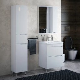 Мебель для ванной Corozo Теона 60 см напольная бел...