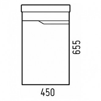 Мебель для ванной Corozo Теона 45 см подвесная белая