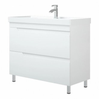 Мебель для ванной Corozo Юта 100 см белая