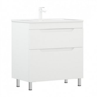 Мебель для ванной Corozo Юта 75 см напольная белая