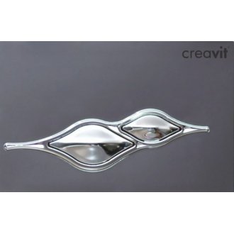 Клавиша смыва Creavit Ufo GP1004.00 цвет хром глянец